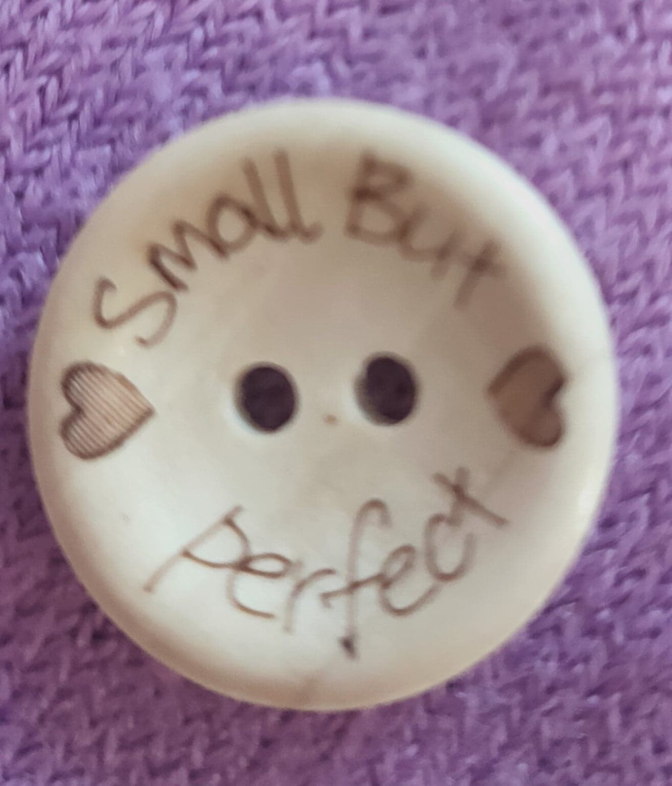 Small But Perfect Wooden Buttons (20mm) ⋆ Designed by Donna Small But