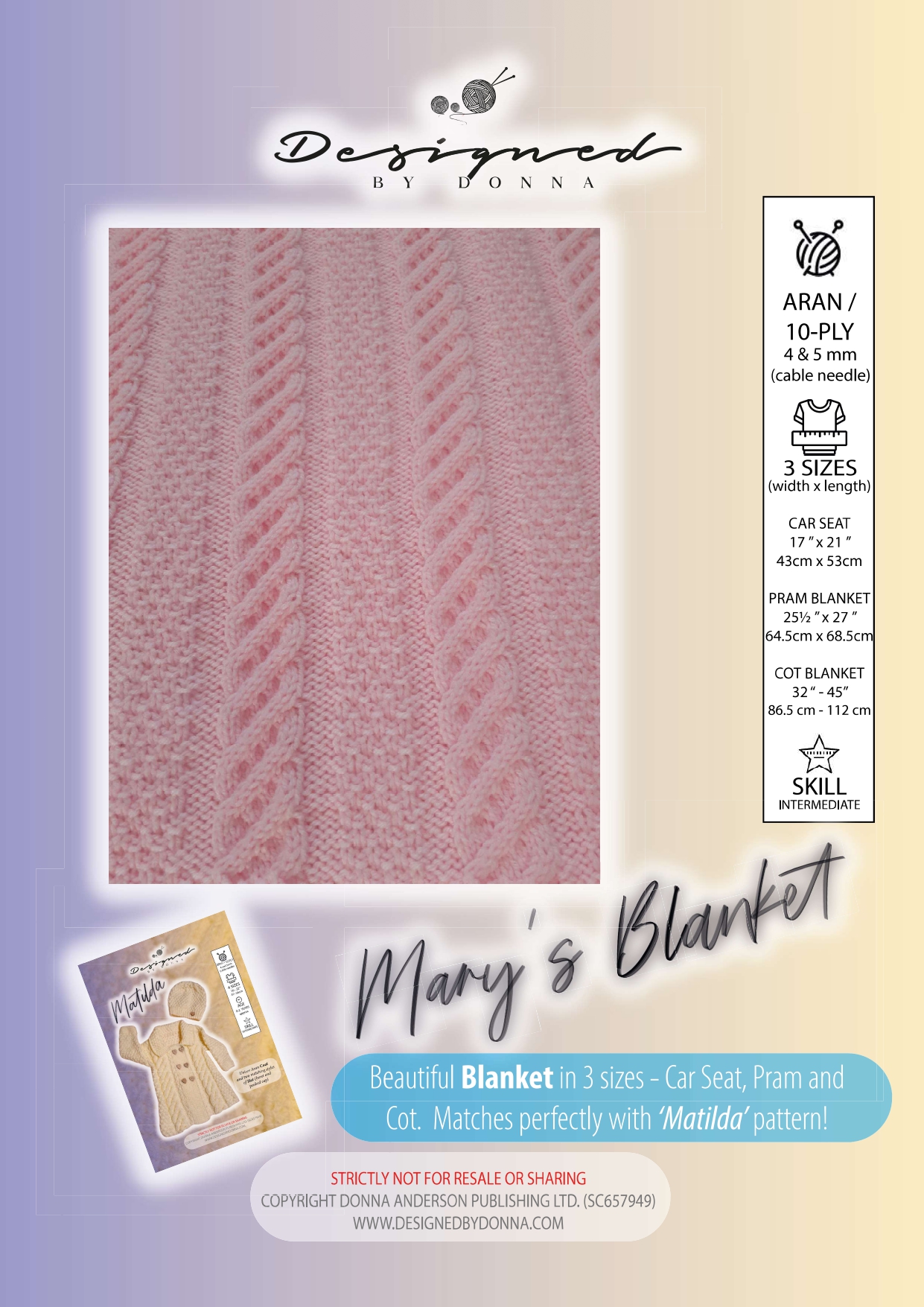 Mary's Blanket ⋆ Designed by Donna