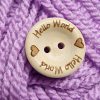 Hello World 20mm Buttons